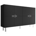 BRALCO JET EVO highboard | 2 OH, 2036 x 460 mm, black - 1 Thumbnail Image