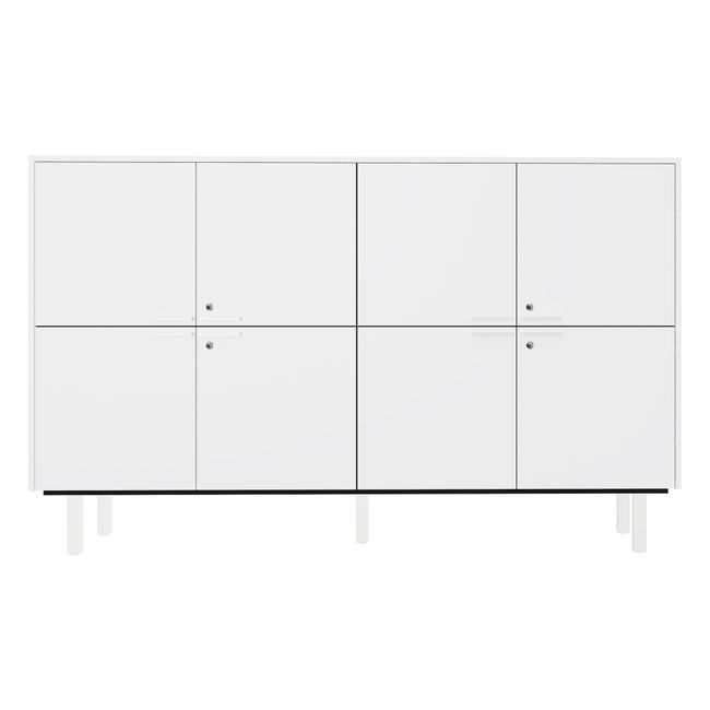 BRALCO JET EVO Highboard | 2 OH, 2036 x 460 mm, Weiß BRALCO JET EVO Highboard | 2 OH, 2036 x 460 mm, Weiß