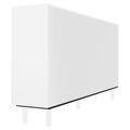 Bralco JET EVO Highboard | 2 Oh, 2036 x 460 mm, white - 4 Thumbnail Image