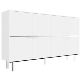 BRALCO JET EVO Highboard | 2 OH, 2036 x 460 mm, Weiß