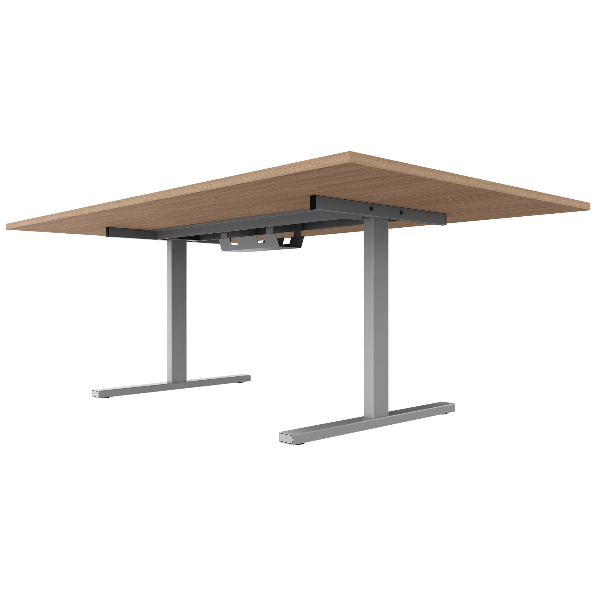 T-EASY Konferenztisch | 2000 x 1200 mm (8 - 10 Personen), elektrifiziert, Bernsteineiche - 4 Main Image
