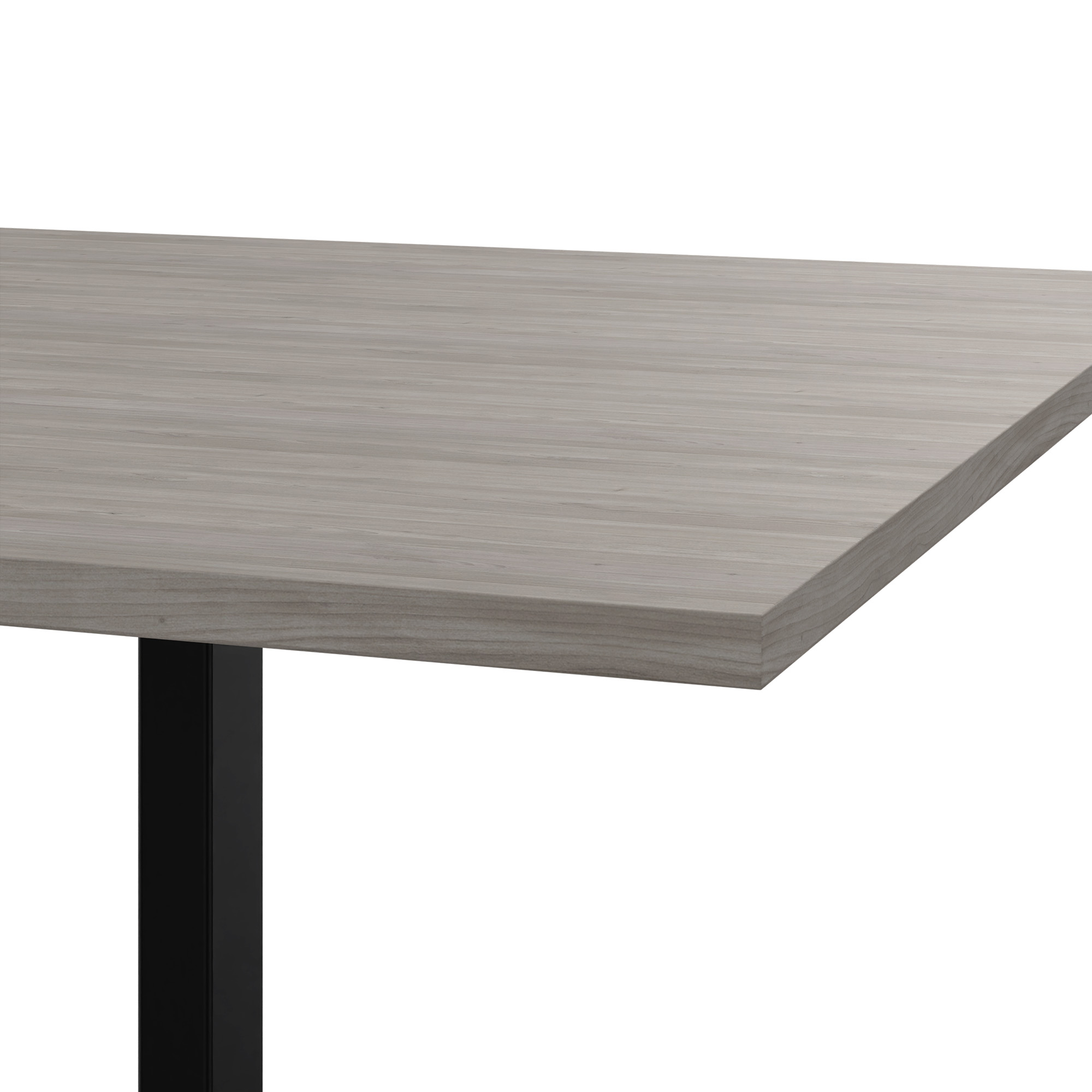 T-EASY Konferenztisch | 2000 x 1200 mm (8 - 10 Personen), elektrifiziert, Nordeiche grau - 6 Main Image