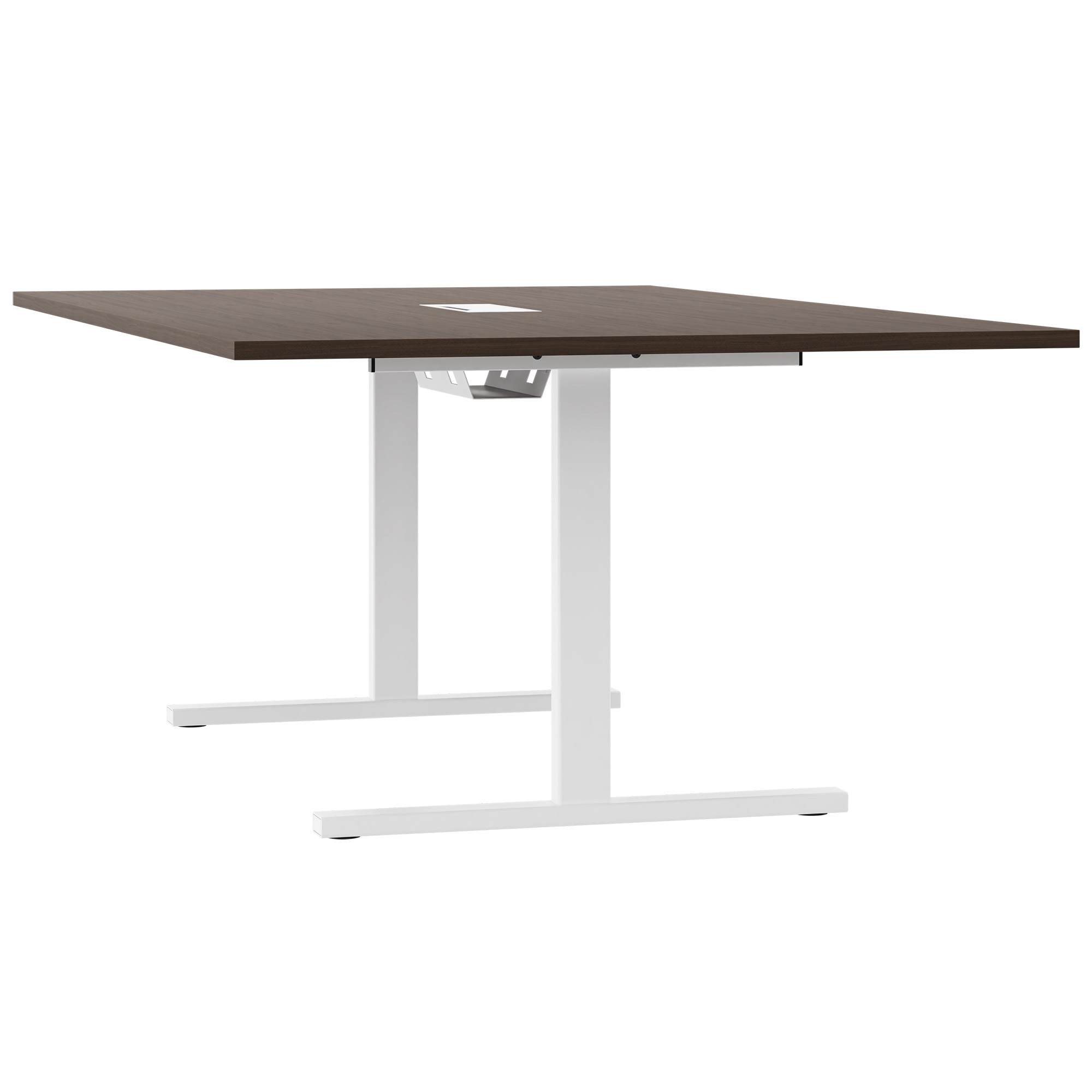 T-EASY Konferenztisch | 2000 x 1200 mm (8 - 10 Personen), elektrifiziert, Nussbaum - 5 Main Image
