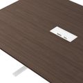 T-EASY Konferenztisch | 2000 x 1200 mm (8 - 10 Personen), elektrifiziert, Nussbaum - 8 Thumbnail Image