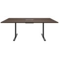 T-EASY conference table | 2000 x 1200 mm (8 - 10 people), electrified, walnut - 3 Thumbnail Image
