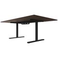 T-EASY conference table | 2000 x 1200 mm (8 - 10 people), electrified, walnut - 4 Thumbnail Image