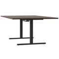 T-EASY conference table | 2000 x 1200 mm (8 - 10 people), electrified, walnut - 5 Thumbnail Image