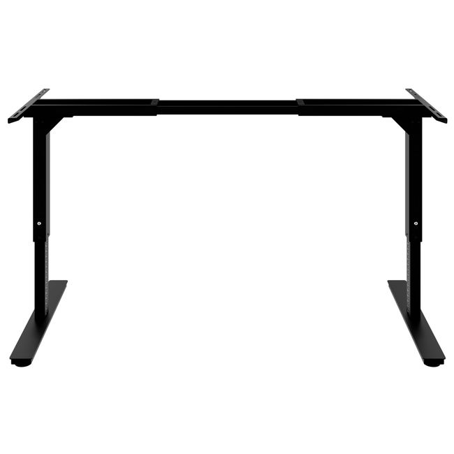 SCALE Tischgestell | 1075 - 1800 mm, manuell höhenverstellbar, Schwarz