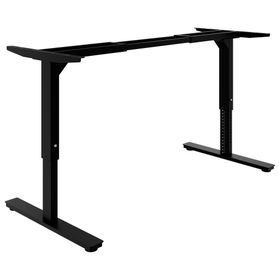 SCALE Tischgestell | 1075 - 1800 mm, manuell höhenverstellbar, Schwarz