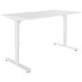 SCALE desk | 1600 - 1800 mm, manually height adjustable, white - 1 Thumbnail Image