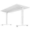 SCALE desk | 1600 - 1800 mm, manually height adjustable, white - 3 Thumbnail Image