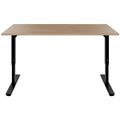 SCALE desk | 1600 - 1800 mm, manually height adjustable, amber oak - 2 Thumbnail Image