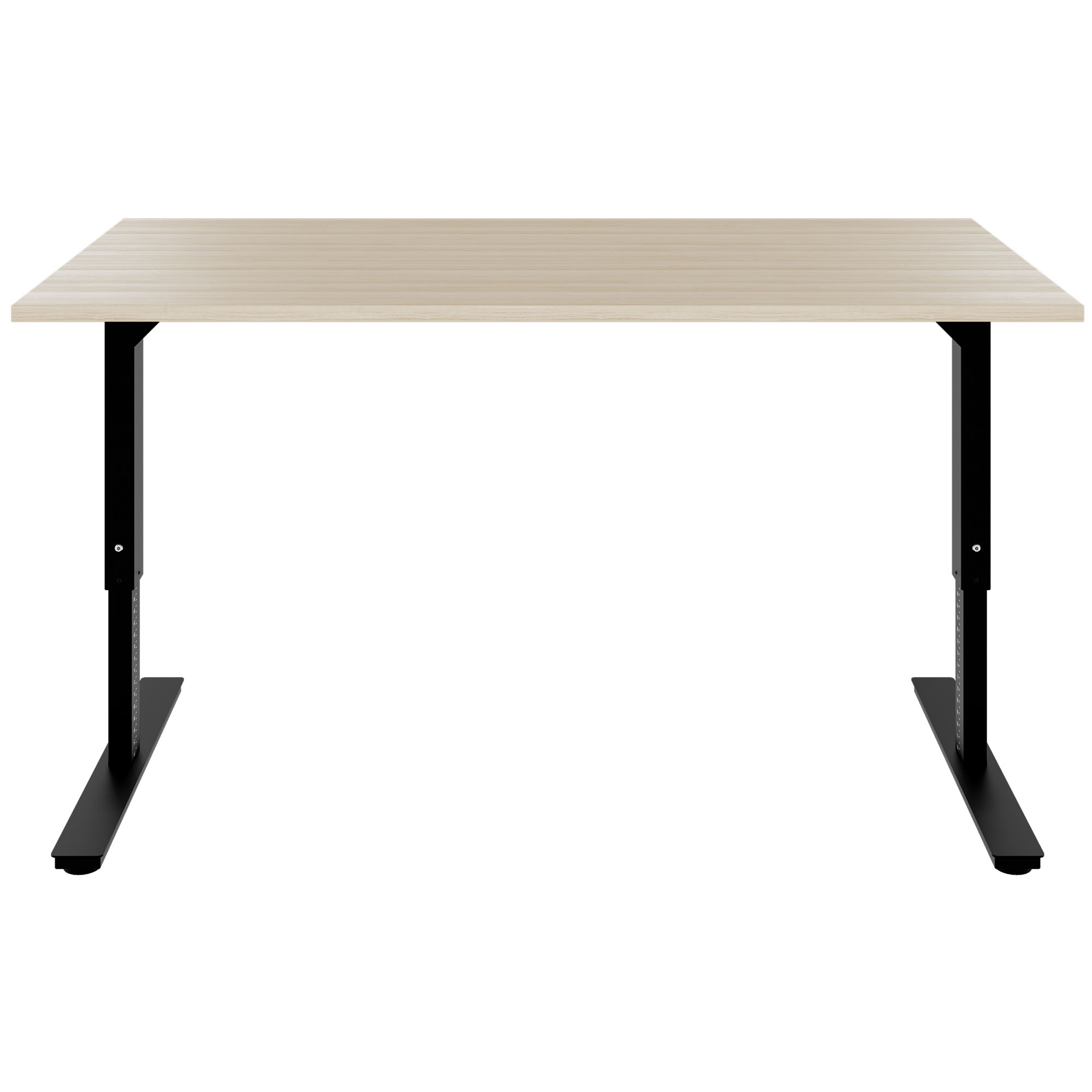 SCALE desk | 1600 - 1800 mm, manually height adjustable, sand ash - 2 Main Image