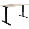 SCALE desk | 1600 - 1800 mm, manually height adjustable, sand ash - 1 Thumbnail Image