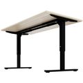 SCALE desk | 1600 - 1800 mm, manually height adjustable, sand ash - 3 Thumbnail Image