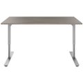 SCALE desk | 1600 - 1800 mm, manually height adjustable, gray northern oak - 2 Thumbnail Image