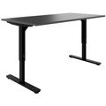 SCALE desk | 1600 - 1800 mm, manually height adjustable, anthracite - 1 Thumbnail Image
