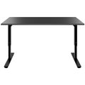 SCALE desk | 1600 - 1800 mm, manually height adjustable, anthracite - 2 Thumbnail Image