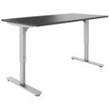 SCALE desk | 1600 - 1800 mm, manually height adjustable, anthracite - 3 Thumbnail Image