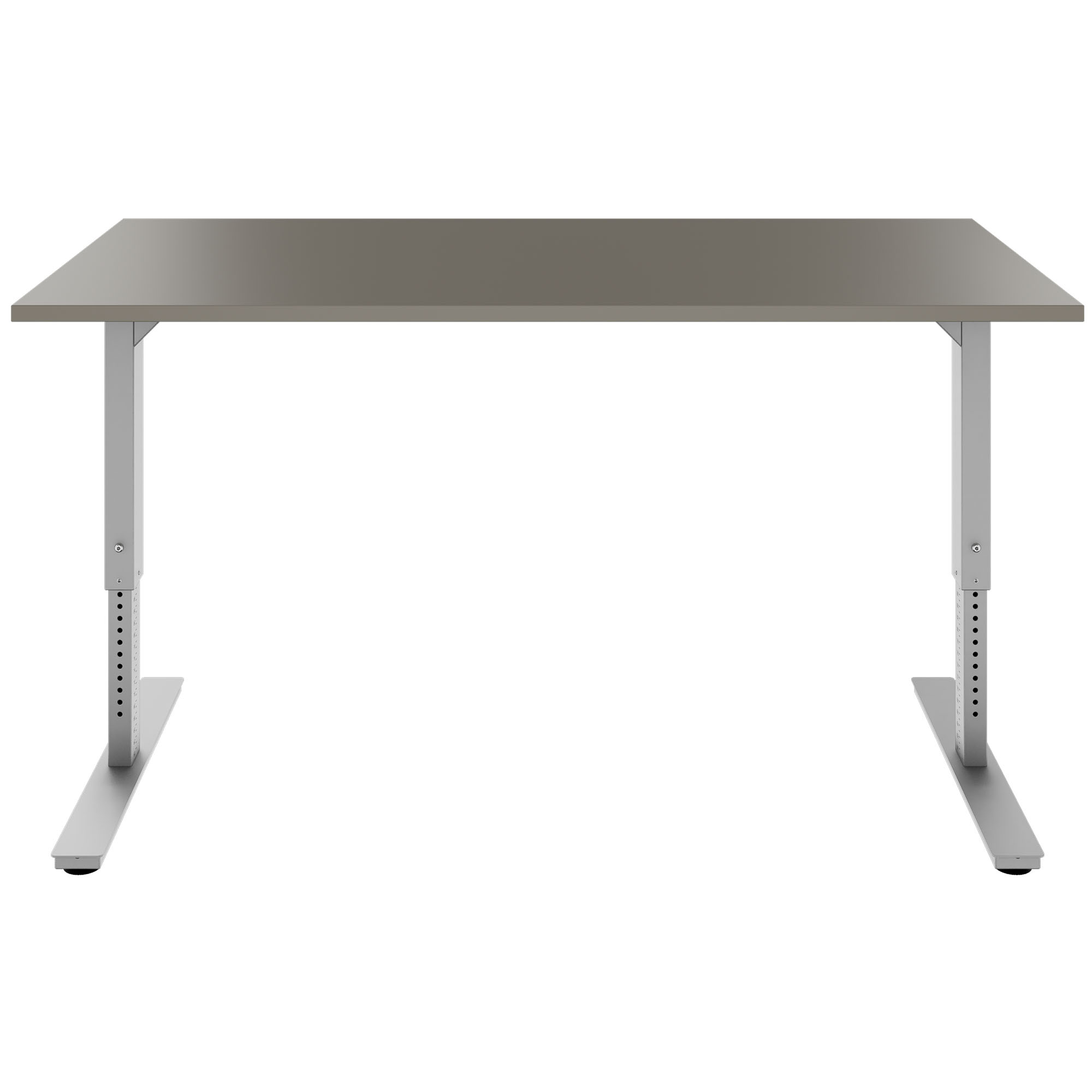 SCALE desk | 1600 - 1800 mm, manually height adjustable, Cubanite gray - 2 Main Image