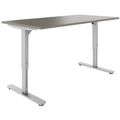 SCALE desk | 1600 - 1800 mm, manually height adjustable, Cubanite gray - 1 Thumbnail Image