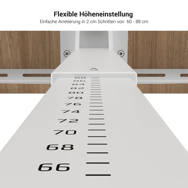 SCALE Winkel-Schreibtisch | 1800 x 1600 mm, manuell höhenverstellbar, Weiß SCALE Winkel-Schreibtisch | 1800 x 1600 mm, manuell höhenverstellbar, Weiß