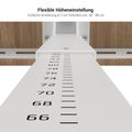 SCALE Winkel-Schreibtisch | 1800 x 1600 mm, manuell höhenverstellbar, Weiß