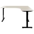 Scarico Angular Desk | 1800 x 1600 mm, regolabile in altezza manualmente, acero - 2 Thumbnail Image
