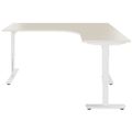 Scarico Angular Desk | 1800 x 1600 mm, regolabile in altezza manualmente, acero - 2 Thumbnail Image