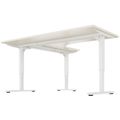Scarico Angular Desk | 1800 x 1600 mm, regolabile in altezza manualmente, acero - 3 Thumbnail Image