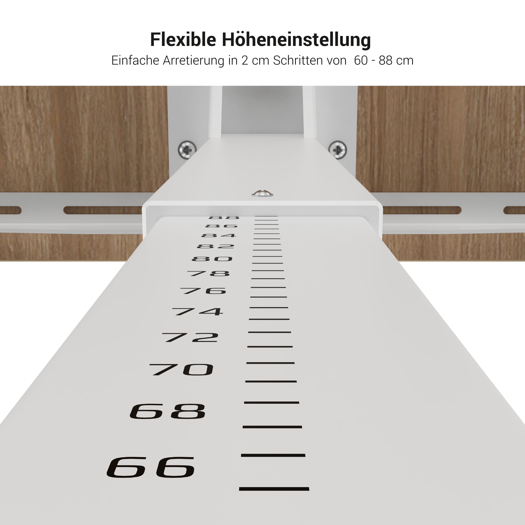 SCALE angle desk | 1800 x 1600 mm, manually height adjustable, amber oak - 6 Main Image