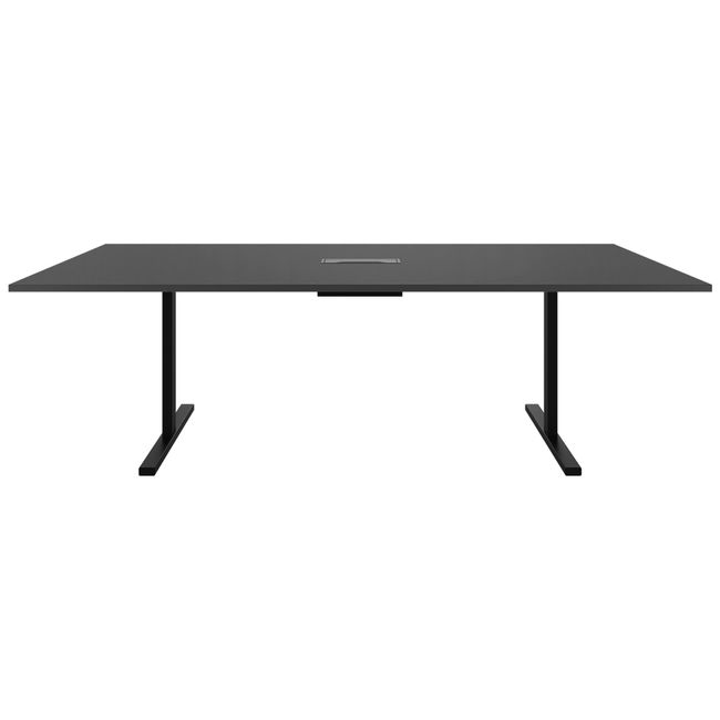 T-EASY Konferenztisch | 2400 x 1200 mm (10 - 12 Personen), elektrifiziert, Anthrazit T-EASY Konferenztisch | 2400 x 1200 mm (10 - 12 Personen), elektrifiziert, Anthrazit