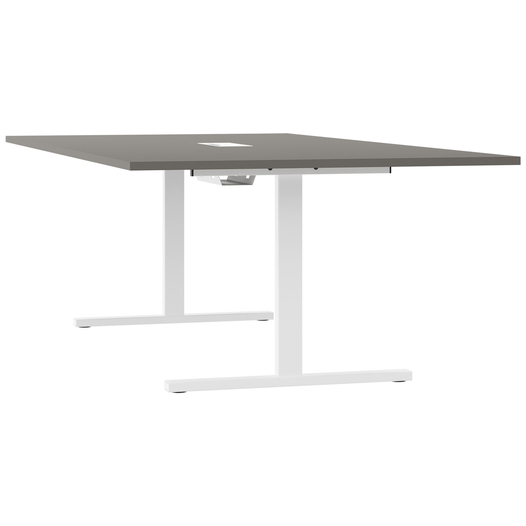 T-EASY Tableau de conférence | 2400 x 1200 mm (10 - 12 personnes), électrifié, gris cubanite - 11 Main Image