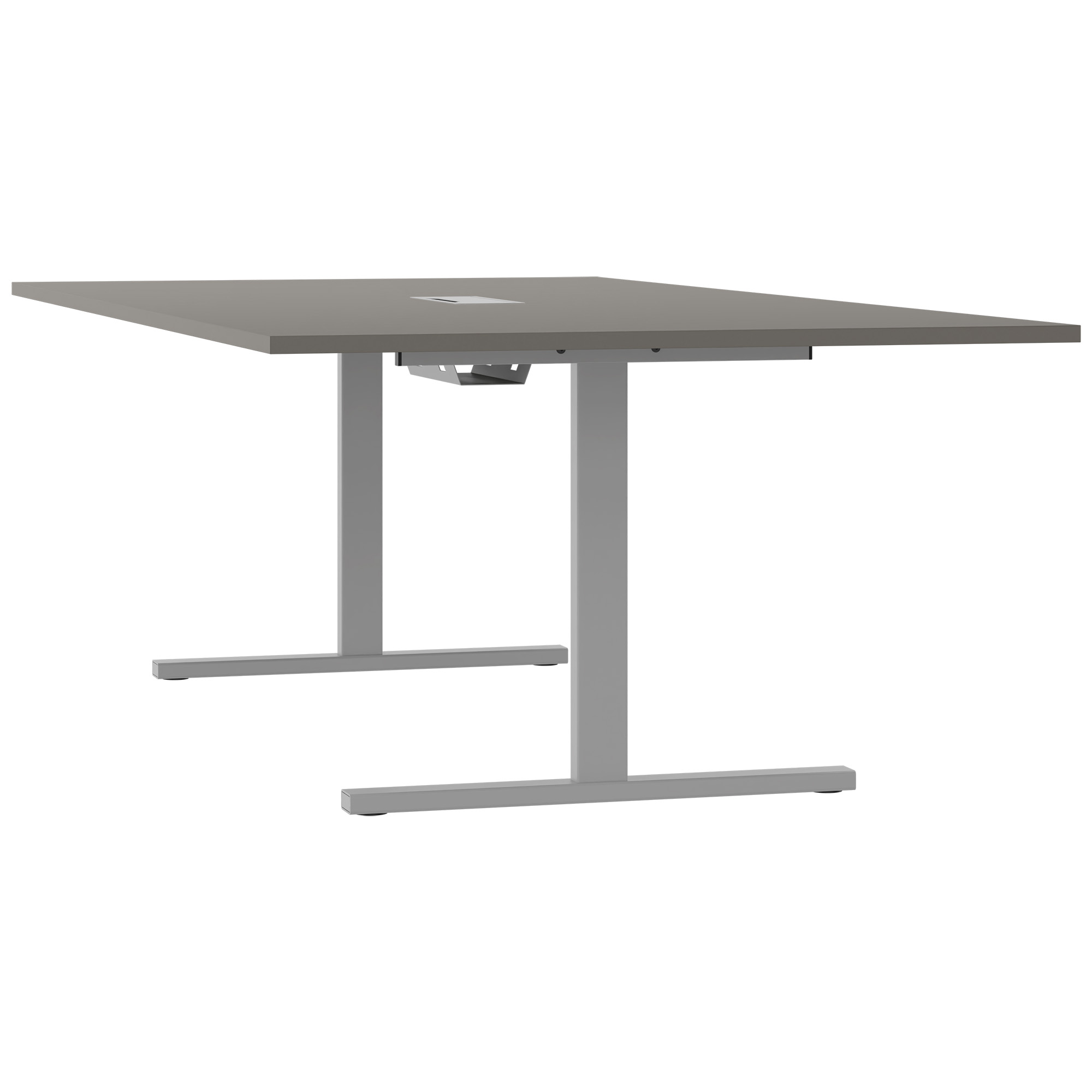 T-EASY Tableau de conférence | 2400 x 1200 mm (10 - 12 personnes), électrifié, gris cubanite - 18 Main Image