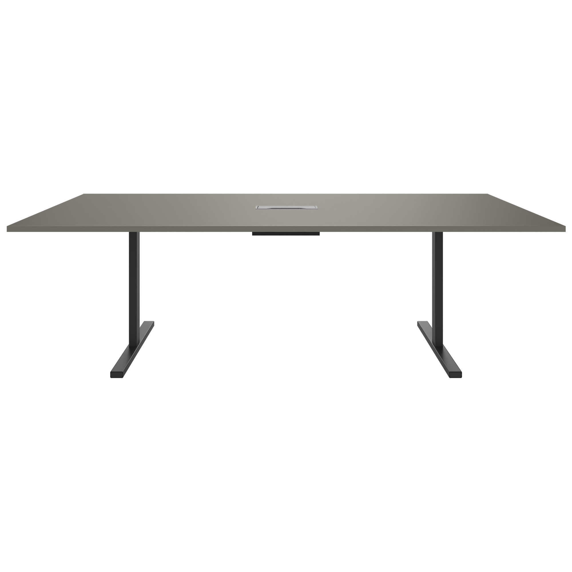 T-EASY Tableau de conférence | 2400 x 1200 mm (10 - 12 personnes), électrifié, gris cubanite - 23 Main Image