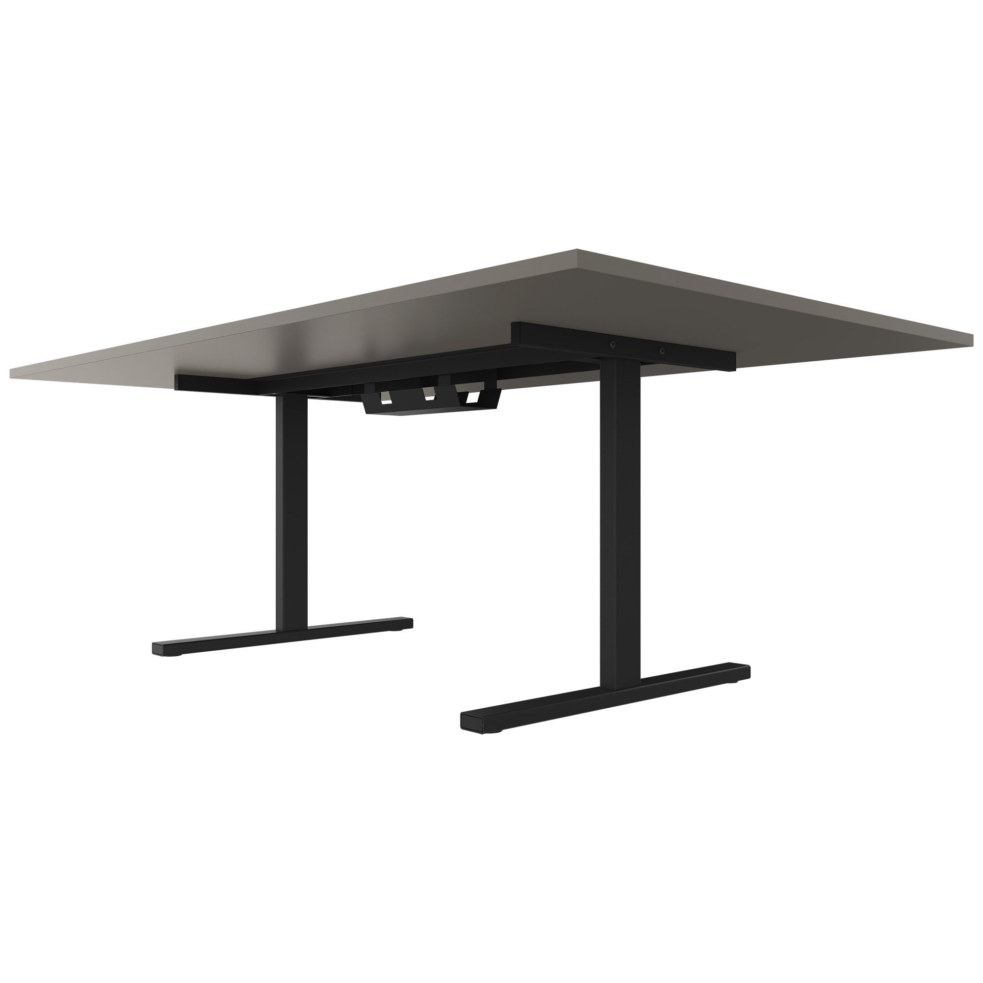 T-EASY Tableau de conférence | 2400 x 1200 mm (10 - 12 personnes), électrifié, gris cubanite - 24 Main Image