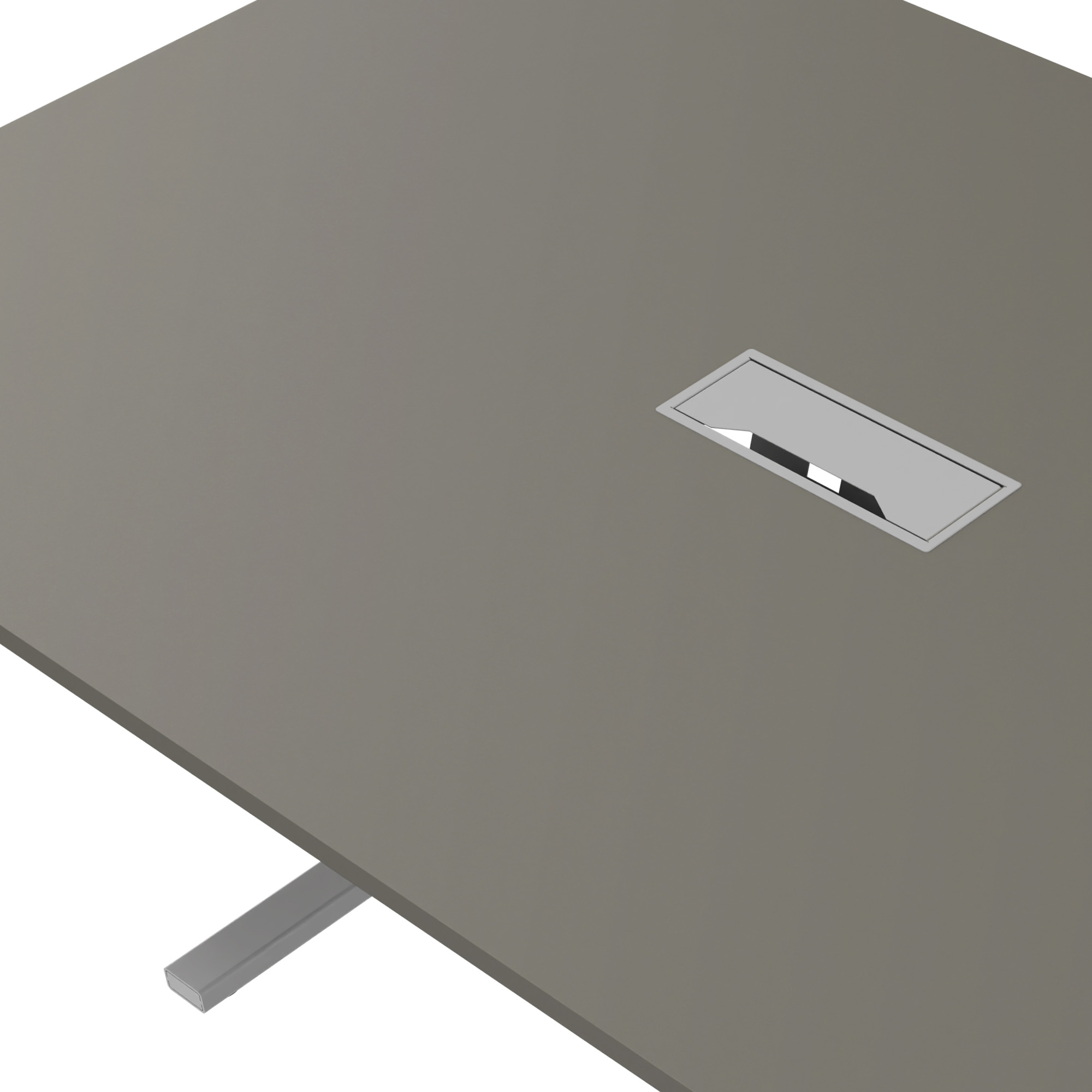 T-EASY Tableau de conférence | 2400 x 1200 mm (10 - 12 personnes), électrifié, gris cubanite - 21 Main Image