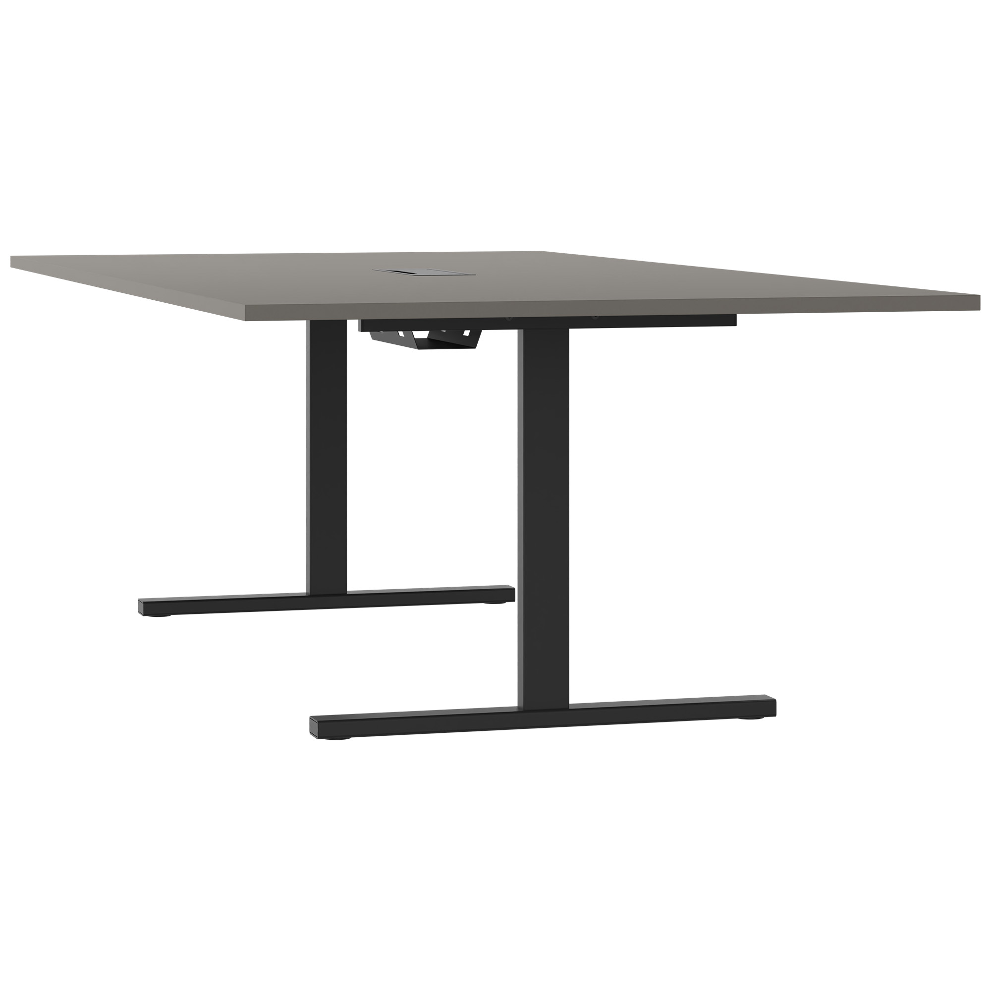 T-EASY Tableau de conférence | 2400 x 1200 mm (10 - 12 personnes), électrifié, gris cubanite - 25 Main Image
