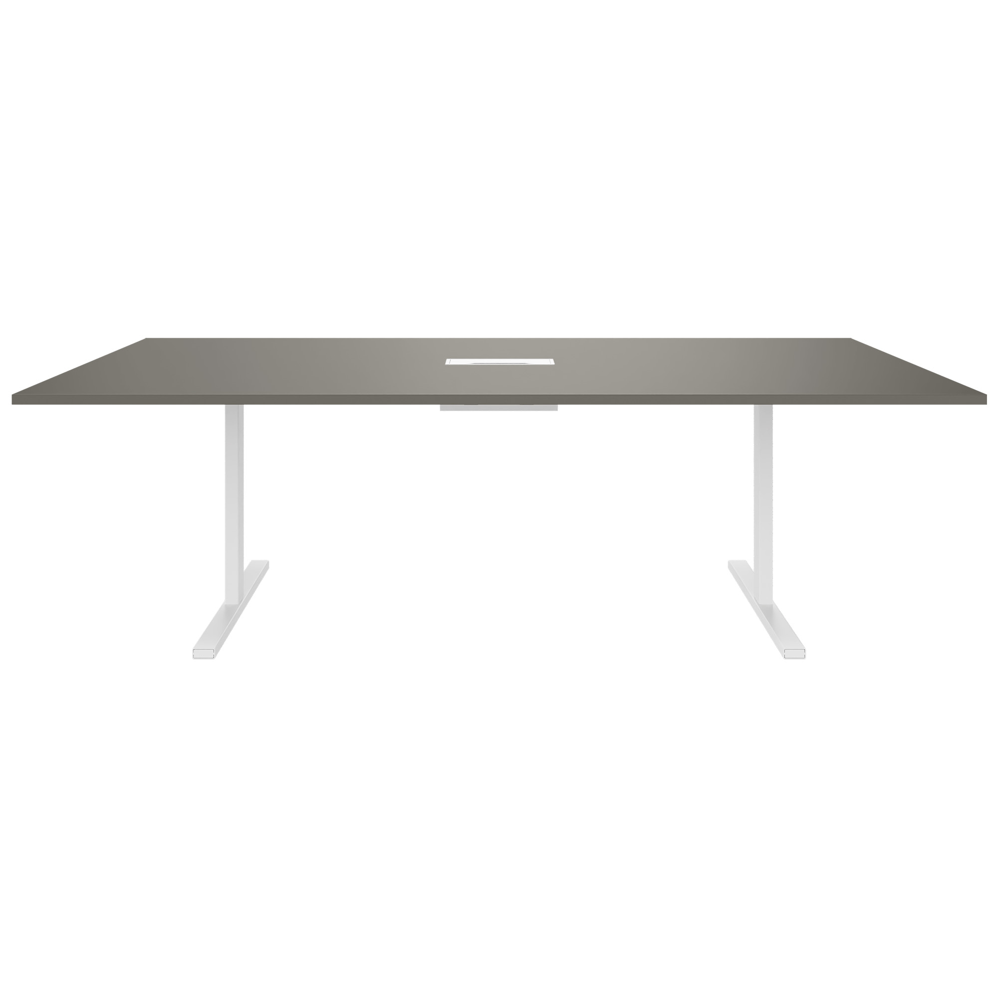 T-EASY Tableau de conférence | 2400 x 1200 mm (10 - 12 personnes), électrifié, gris cubanite - 9 Main Image