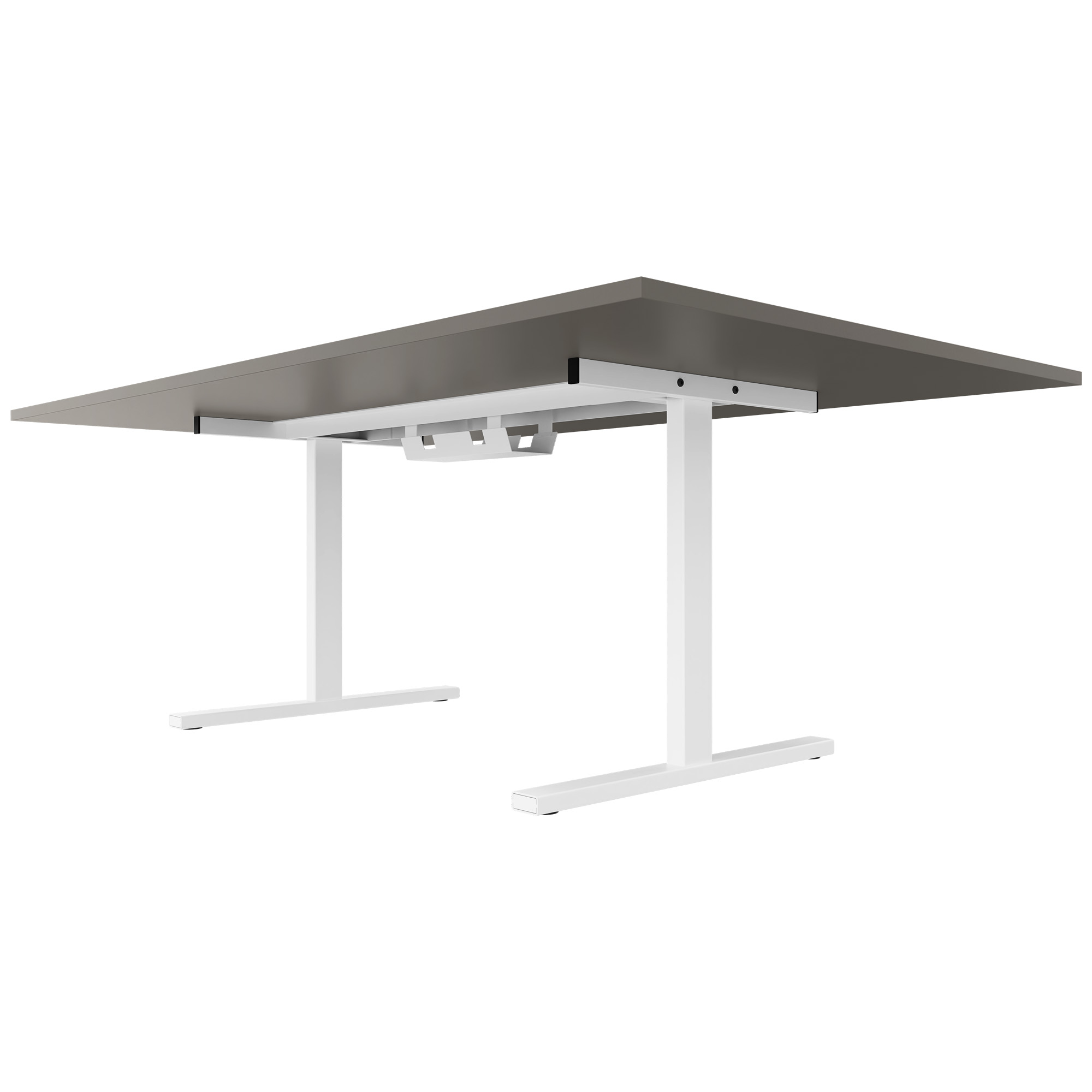 T-EASY Tableau de conférence | 2400 x 1200 mm (10 - 12 personnes), électrifié, gris cubanite - 10 Main Image