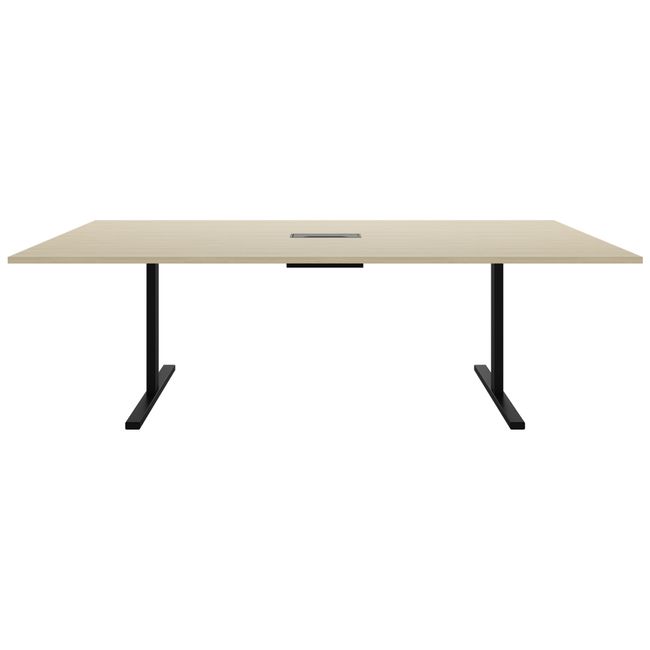T-EASY Konferenztisch | 2400 x 1200 mm (10 - 12 Personen), elektrifiziert, Sandesche
