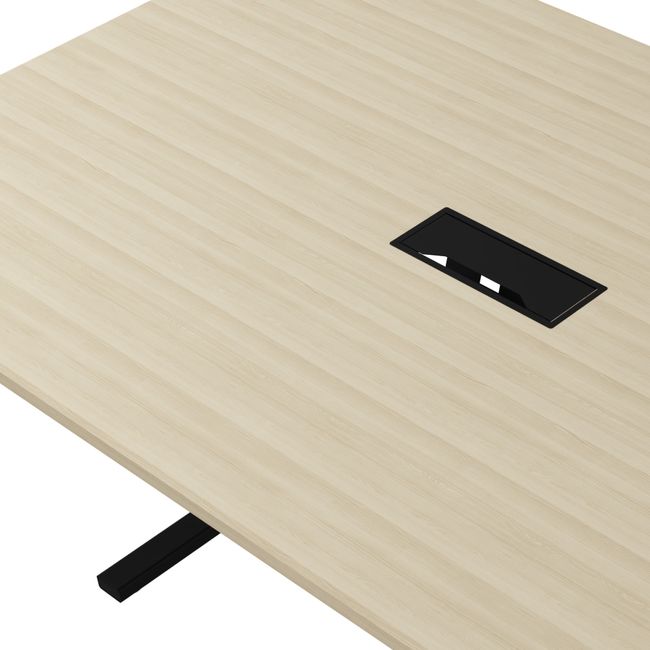 T-EASY Konferenztisch | 2400 x 1200 mm (10 - 12 Personen), elektrifiziert, Sandesche