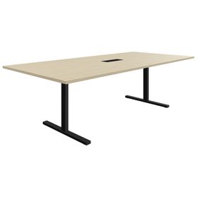 T-EASY Konferenztisch | 2400 x 1200 mm (10 - 12 Personen), elektrifiziert, Sandesche