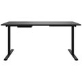 T-EASY desk | 1200 - 1800 mm, electrified, anthracite - 2 Thumbnail Image