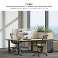 T-EASY desk | 1200 - 1800 mm, electrified, pearl grey - 7 Thumbnail Image