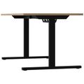 T-EASY desk | 1200 - 1800 mm, electrified, amber oak - 5 Thumbnail Image