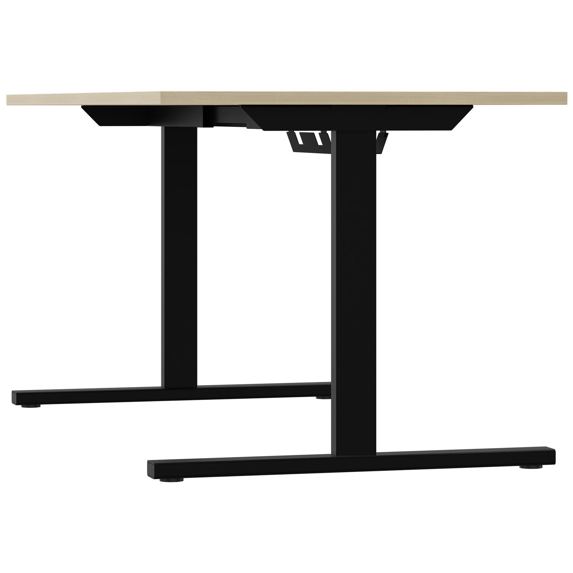 T-EASY Schreibtisch | 1200 - 1800 mm, elektrifiziert, Sandesche - 5 Main Image