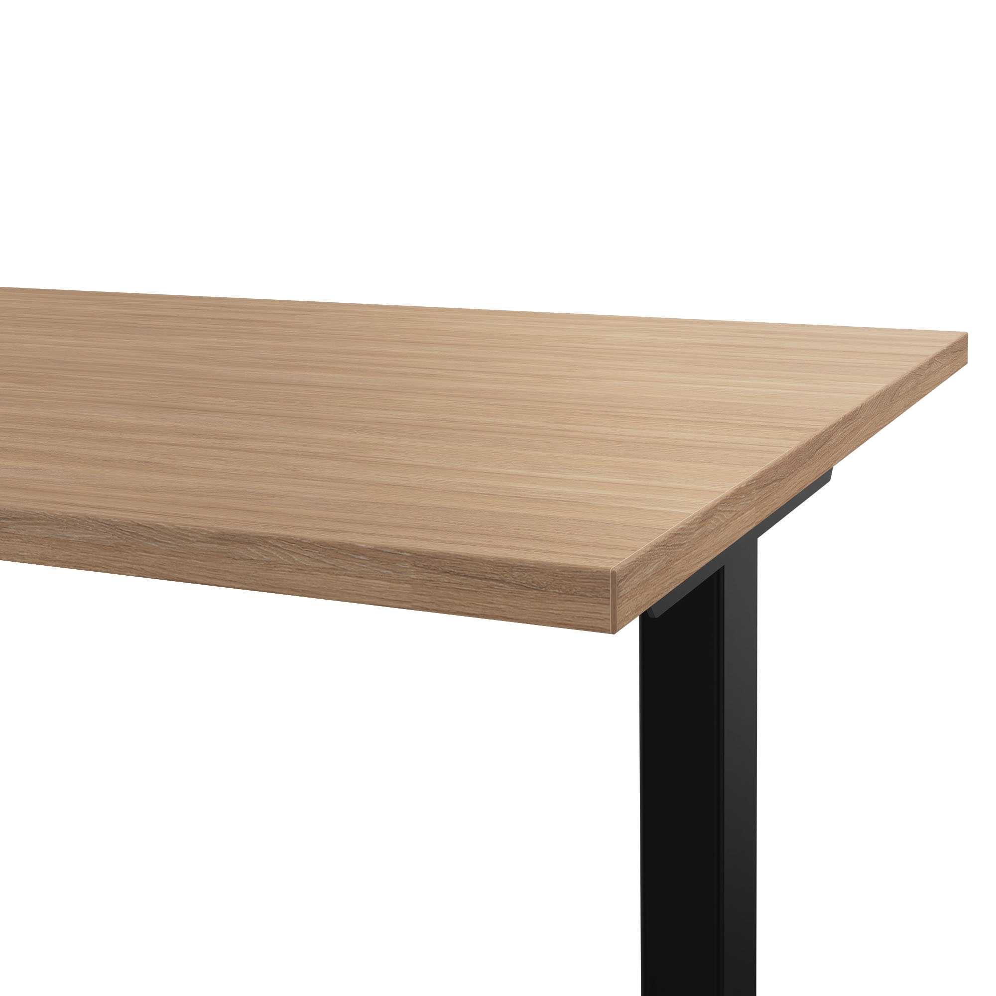 T-EASY desk | 1200 - 1800 mm, amber oak - 3 Main Image