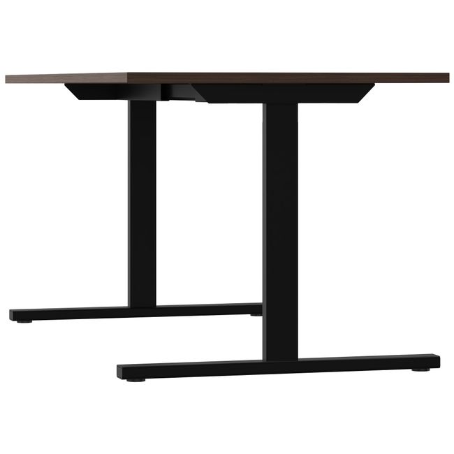 T-EASY Schreibtisch | 1200 - 1800 mm, Nussbaum T-EASY Schreibtisch | 1200 - 1800 mm, Nussbaum