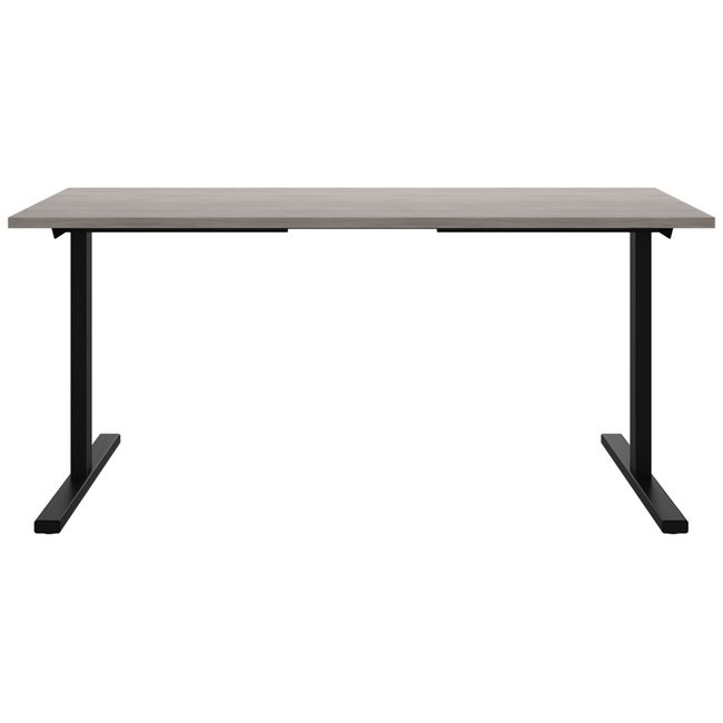 T-EASY Schreibtisch | 1200 - 1800 mm, Nordeiche grau